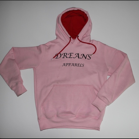 Pink hoodie for men & women - Picture 2 of 3
